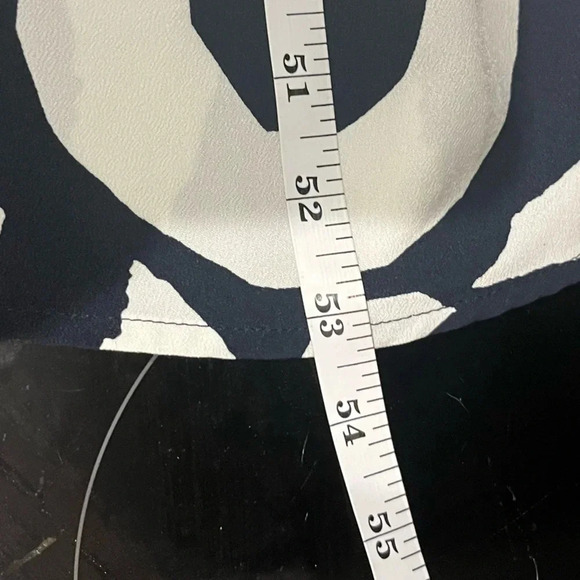 Loft‎ women’s black and white cheetah maxi dresss with slit size 0P - Picture 7 of 7